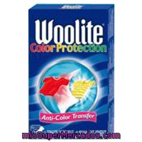 Toallitas Color Protection Woolite, Caja 10 Unid.