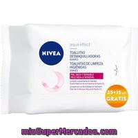 Toallitas Desmaq. Piel Seca-sensible Nivea, Paquete 40 Unid.