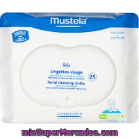 Toallitas Faciales Mustela, Paquete 25 Unid.