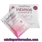 Toallitas Humedas Intimas (envase Individual), Deliplus, Paquete 20 U