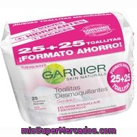 Toallitas Para Piel Seca-sensible Skin Natural, Pack 2x25 Unid.