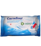 Toallitas Para Sanitarios Carrefour 40 Ud.