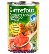 Tomate De Navarra Pelado Troceado Carrefour 390 G.