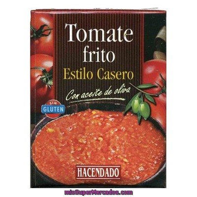 Tomate Frito Casero, Hacendado, Brick 380 G