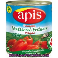Tomate Natural Entero Pelado Apis, Lata 780 G