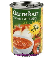 Tomate Triturado Con Cebolla Carrefour 390 G.