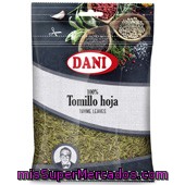 Tomillo Dani Hoja Bolsa 40 Grs