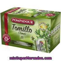 Tomillo Pompadour, Caja 20 Sobres