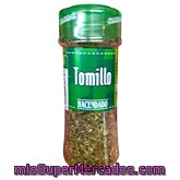 Tomillo (tapon Verde), Hacendado, Tarro 28 G
