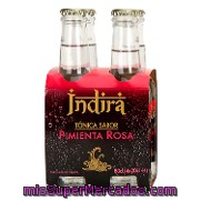 Tónica Sabor Pimienta Rosa Indira Pack 4x20 Cl.