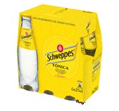 Tónica Schweppes Pack De 6x25 Cl.