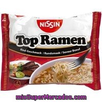 Top Ramen De Ternera Nissin, Sobre 85 G