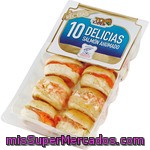 Toplider 10 Delicias De Salmón Ahumado Bandeja 410 G