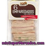 Toplider Emparedados Sin Corteza 6 Unidades Envase 375 G