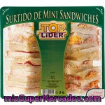 Toplider Mini Sandwiches Surtidos Bandeja 500 G