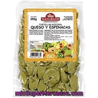 Tortellini Integral-queso-espinacas Natursoy, Paquete 250 G