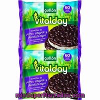 Tortitas De Arroz-choco Gullon Vitalday, Paquete 105 G