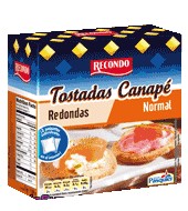 Tostadas De Canapé Redondas Recondo 100 G.