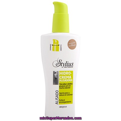 Tratamiento Cabello Hidro-crema Alisado Sin Aclarado Dosificador Stylius, Deliplus, Bote 200 Cc