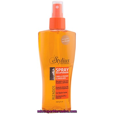 Tratamiento Cabello Locion Recuperador Rizo Spray Stylius, Deliplus, Botella 200 Cc