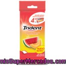 Trident Chicle Grageas Sabor Melón/sandía Paquete 4 Uds