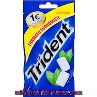 Trident Chicle Grajea Menta Bolsa 43 Gr