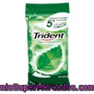 Trident Chicle Láminas Sabor Hierbabuena Paquete 5 Uds