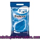 Trident Chicle Láminas Sabor Menta Paquete 5 Uds