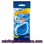 Trident Chicles Menta Pack 4