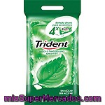 Trident Fresh Chicles De Hierbabuena Sin Azúcar Pack 4 Envase 10 Unidades