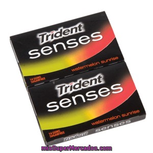 Trident Senses Chicle Sandía P2 54 Gr