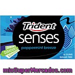 Trident Senses Mystery Mint Chicles Sin Azúcar Envase 14