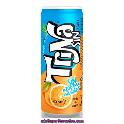 Trina Naranja Sin Burbujas Sin Azúcar Lata 33 Cl