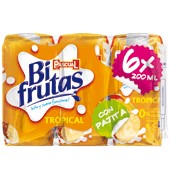 Tropic Bifrutas De Pascual Pack 6 Unidades De 200 Mililitros