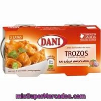 Trozos De Potón Del Pacífico En S. Americana Dani, Pack 2x78 G