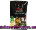 Tulipanes Ideal Para Ensalada, Pasta De Sémola De Trigo Duro De Calidad Superior A Las Espinacas Y Tomate Gallo 500 Gramos