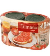 Tumaca Natural Con Aceite De Oliva Carrefour 370 G.