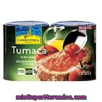 Tumaca, Preparado De Tomate Para Untar Carretilla Pack De 2 Unidades De 185 Gramos