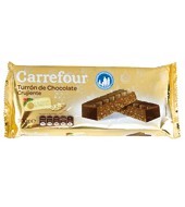 Turron Crujiente De Chocolate Con Leche Carrefour 260 G.