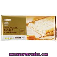 Turrón De Chocolate Blanco Eroski, Caja 300 G