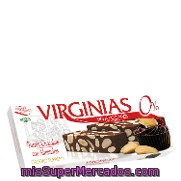 Turrón De Chocolate Con Almendras 0% Azúcres Virginias 200 G.