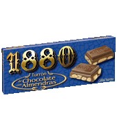 Turrón De Chocolate Con Almendras 1880 250 G.