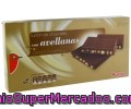 Turrón De Chocolate Con Avellanas Enteras Auchan 300 Gramos