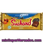 Turrón De Chocolate Con Trocitos De Galleta Oreo Suchard 260 Gramos