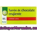 Turrón De Chocolate Crujiente Producto Económico Alcampo 300 Gramos