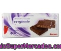 Turrón De Chocolate Crujiente Y Arroz Inflado Sin Azúcares Añadidos Auchan 200 Gramos