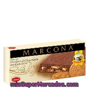 Turrón De Praliné De Chocolate Con Galletas Marcona 200 G.