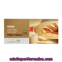 Turrón De Praliné-yogur De Fresa Eroski, Caja 300 G