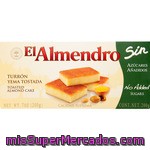 Turrón De Yema Tostada Sin Azúcar El Almendro, Caja 200 G