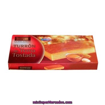 Turron Yema Tostada *navidad*, Hacendado, Pastilla 300 G